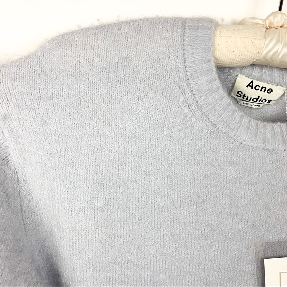 Acne Studios Alpaca Wool Blend Asymmetric Sweater - Picture 4 of 10